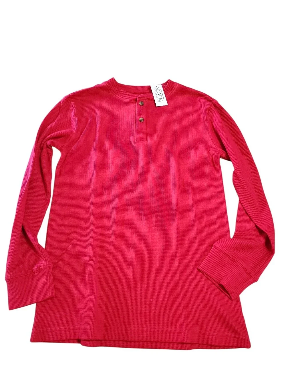 The Childrens Place Boys Waffle Knit Long Sleeve Top Nwt Size 10/12